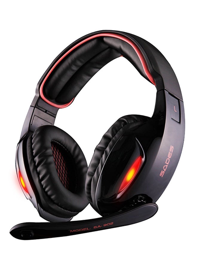 Sades Surround Stereo Wired PC Gaming Headset With Mic 