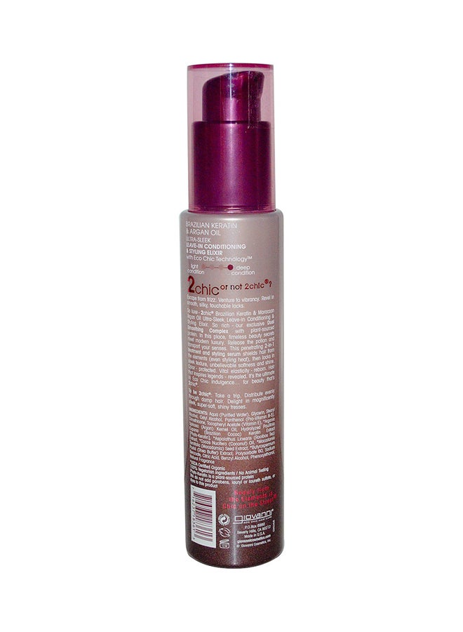 Giovanni Giovanni 2Chic Leave-In Conditioning & Styling Elixir, For All Hair Types, Eco Chic Technology 118ml  - Image 2