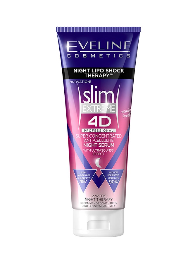 Eveline Slim Extreme 4D Super Concentrated Night Serum 250ml  - Image 1
