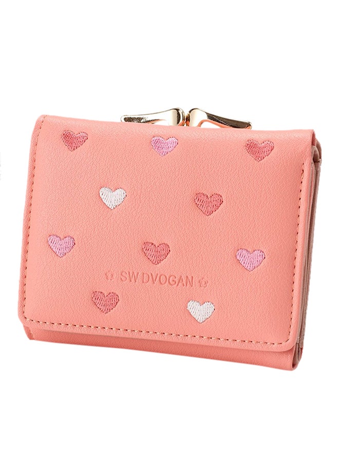 Love Pattern Wallet Watermelon Red 