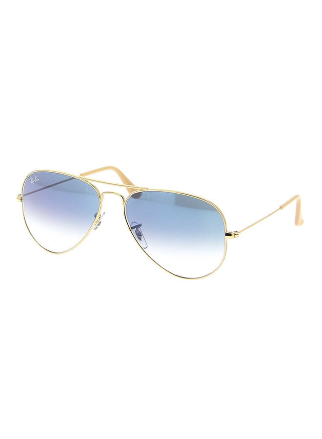 Ray-Ban Full Rim Aviator Sunglasses - RB3025 - Lens Size: 55 mm - Gold