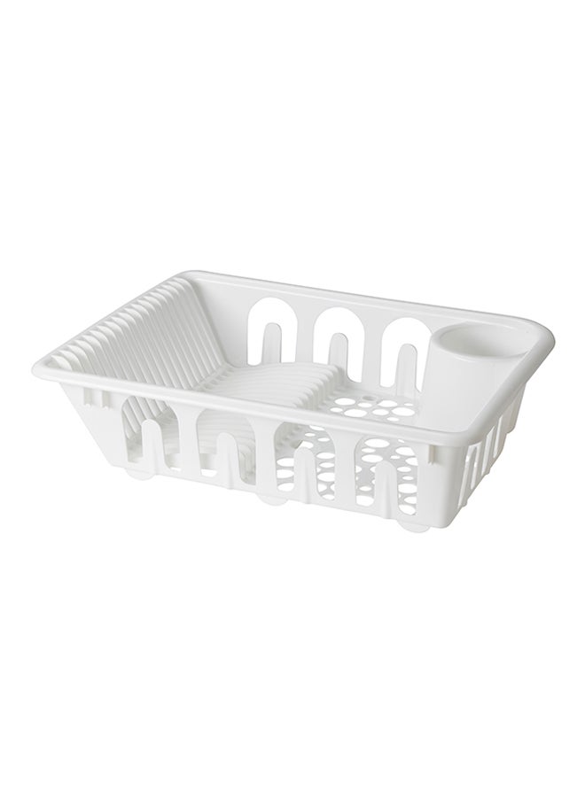Plastic Dish Drainer White 