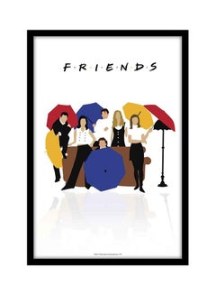 سبويل يور وول ملصق يحمل صورة المسلسل التلفزيوني "Friends" مزود بإطار متعدد الألوان 40x55Ø³Ù†ØªÙŠÙ…ØªØ± 