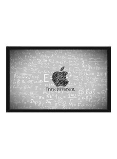 Einstein Formulas Poster With Frame Grey/Black/White 55x40cm
