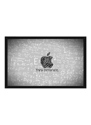 Einstein Formulas Poster With Frame Grey/Black/White 55x40cm - v1529997294/N15395345A_1