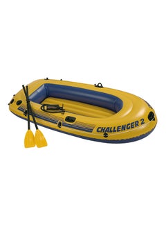 INTEX Challenger 2 Inflatable Boat Set 236 x 114 x 41cm 