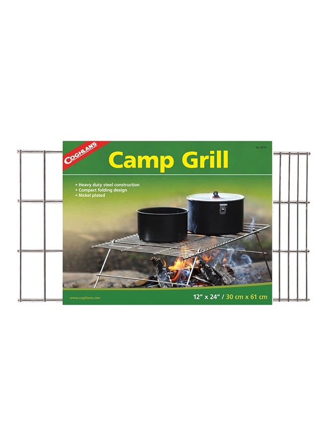 COGHLANS Camp Grill 7-Inch Silver 7inch 