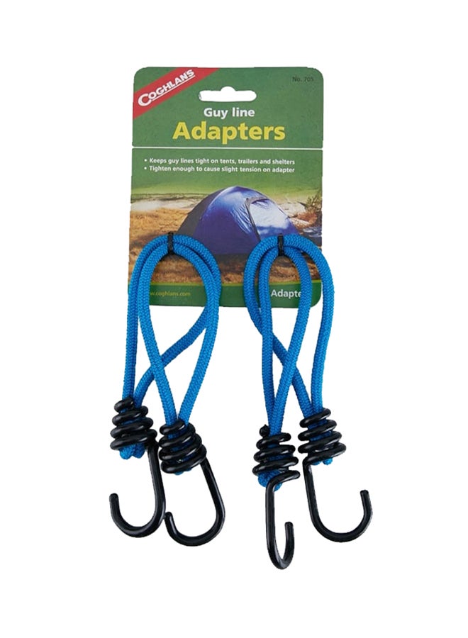 COGHLANS 4-Piece Guy Line Adapter Set 6inch 
