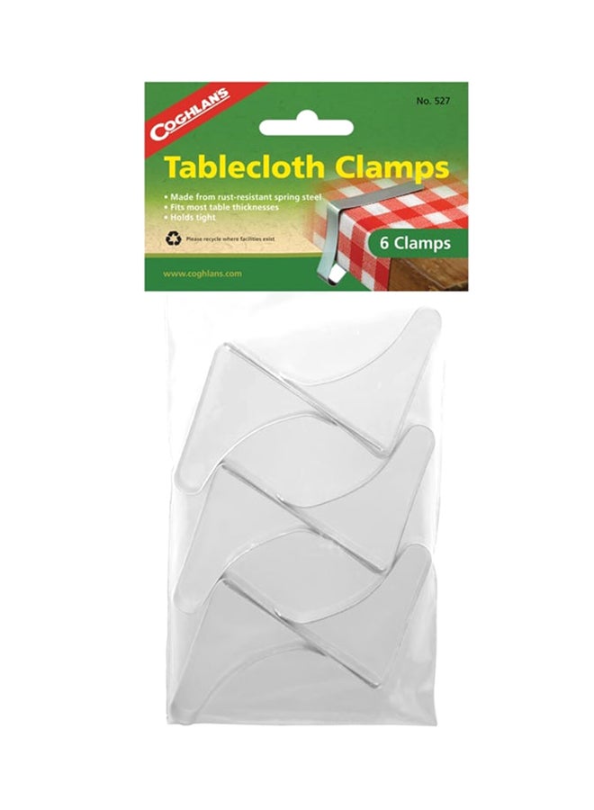 COGHLANS 6-Piece Table Cloth Clamp Pack 