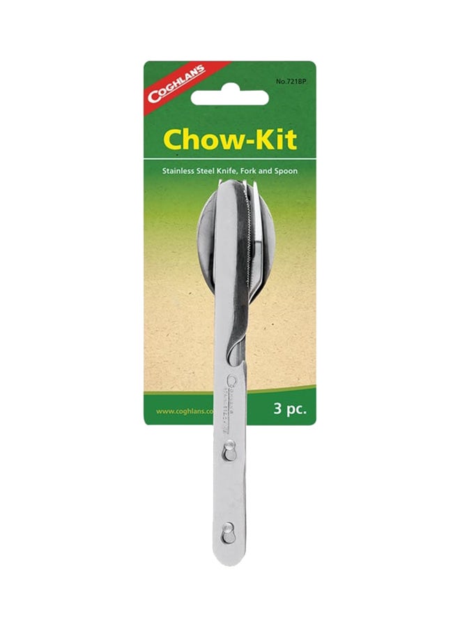 COGHLANS 3-Piece Chow Kit Silver 