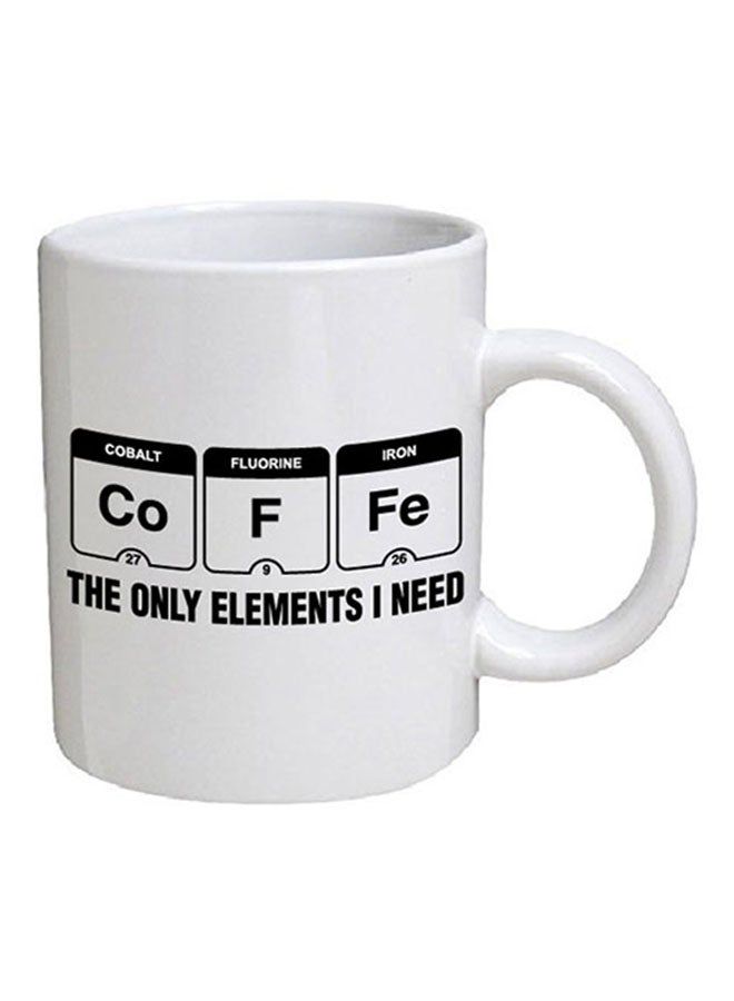 قدح قهوة - باقتباسات مضحكة أبيض/ أسود