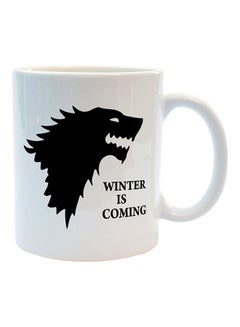 Winter Is Coming, Game of Thrones Coffee Mug White/Black