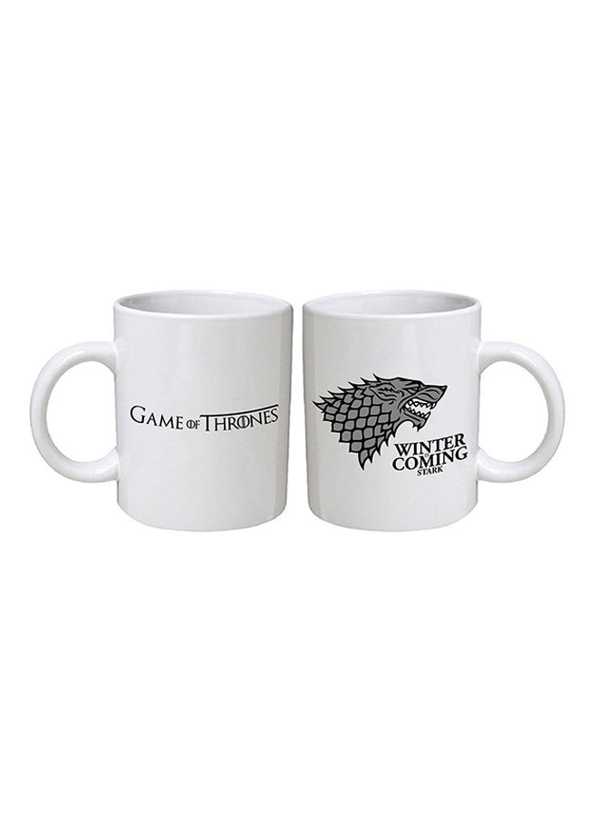 Spoil Your Wall - Game of Thrones Coffee Mug White/Black - Image 1
