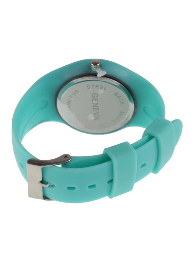 Geneva - Girls' Rubber Analog Watch G004 - Image 1