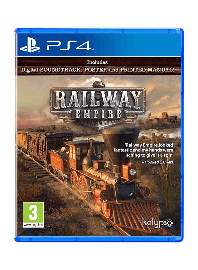 لعبة "Railway Empire" (إصدار عالمي) - محاكاة - بلاي ستيشن 4 (PS4) - v1530021264/N15409265A_1