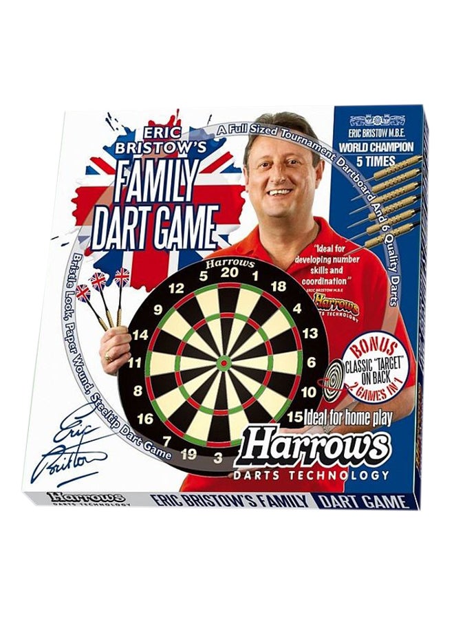 Harrows Dart Board With 6 Arrows - Image 2