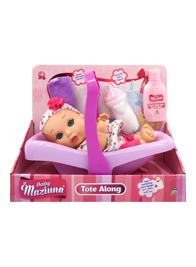 Baby Maziuna Tote Along Baby Doll Set  - Image 1
