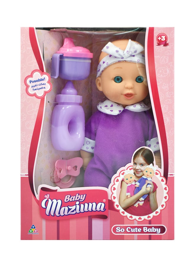 Baby Maziuna So Cute Baby Doll Set - Assorted 12inch  - Image 1