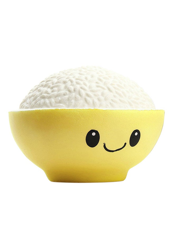 QiaoKai 2-Piece Rice Bowl Designed Squishy Toy Set