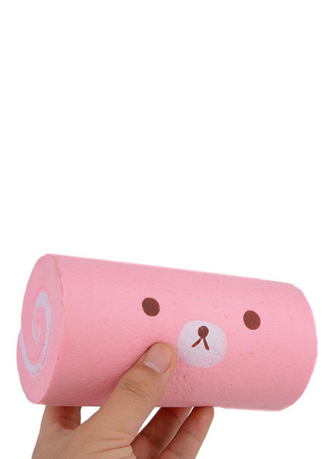 QiaoKai Bear Swiss Cake Roll Squishy Stress Relieving Toy - Image 2