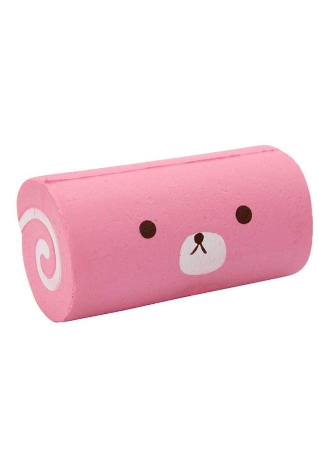 QiaoKai Bear Swiss Cake Roll Squishy Stress Relieving Toy - Image 1