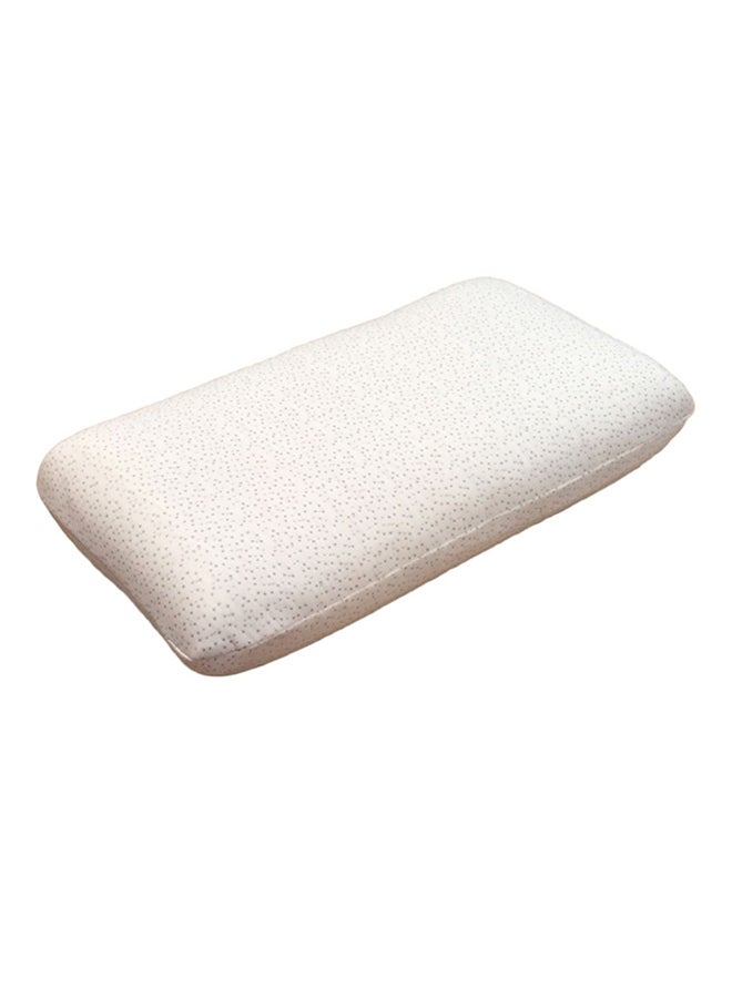 Moon Traditional Shaped Memory Pillow Microfiber White 70X35X14cm  - Image 1