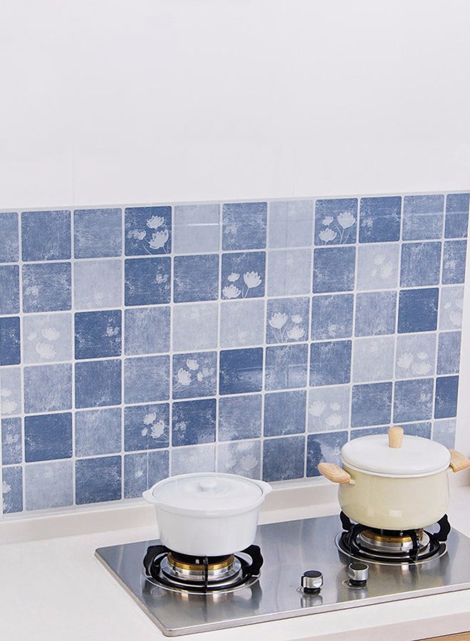 QiaoKai Self-Adhesive Wall Sticker Blue 60x60cm  - Image 2