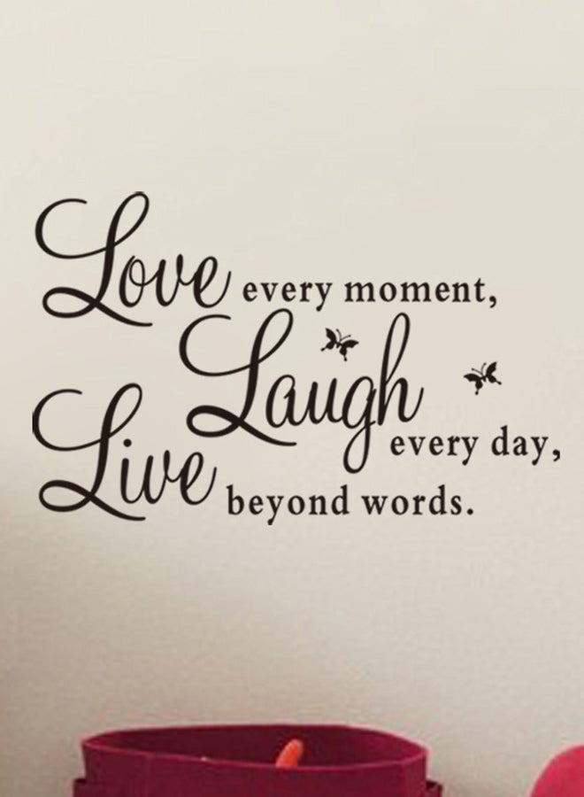 كياوكاي ملصق جداري مصنوع من البولي فينيل كلوريد للزينة أسود 70x25سم - Image 2