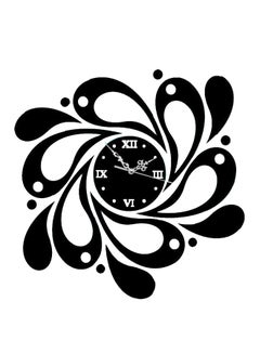 كياوكاي ساعة حائط بتصميم مرآة على شكل زهرة مزودة بلاصق فضي Standard  - Image 1