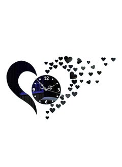 كياوكاي ساعة حائط مرآة بتصميم إبداعي على شكل قلب مزودة بلاصق ذهبي Standard  - Image 1
