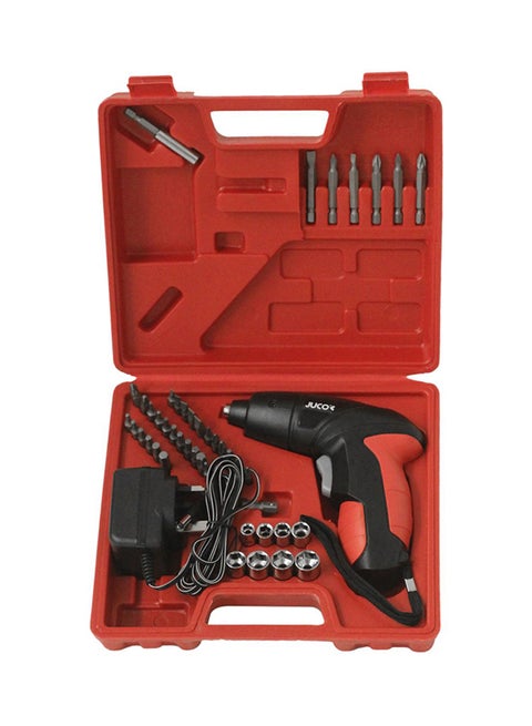Electric Drill With Bits Black/Red