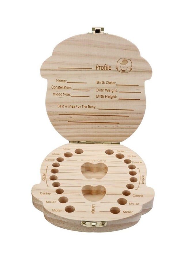 QiaoKai Milk Tooth Wooden Storage Box  - Image 2