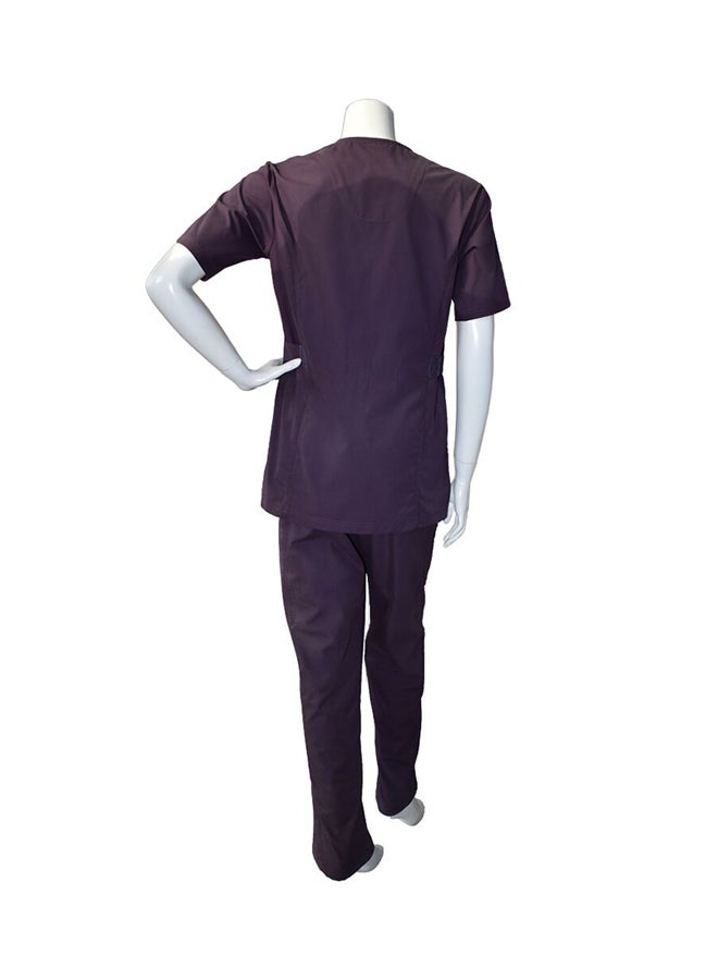أكسجين - طقم زيّ طبي أرجواني - Image 1