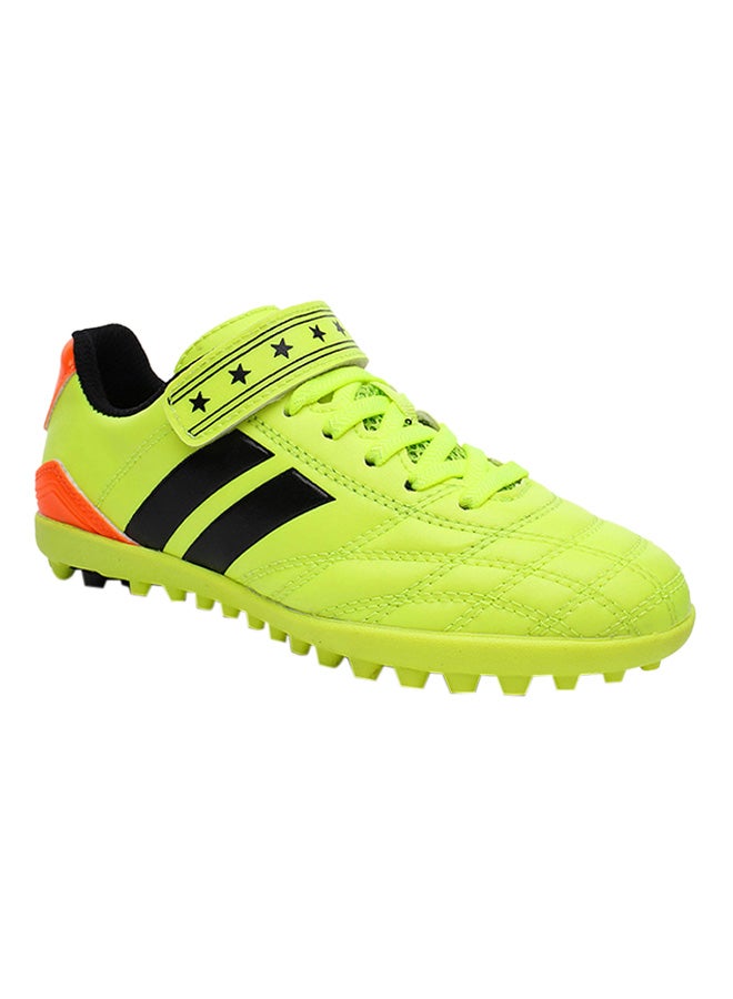 HUSK'SWARE - Low Top Synthetic Lace Up Football Sneakers With Velcro Green - Image 1