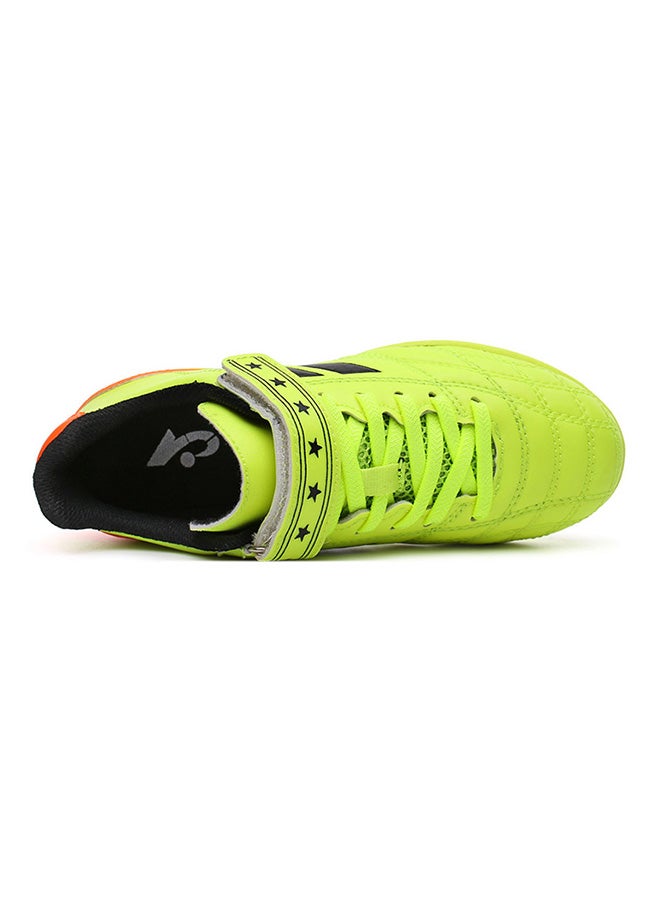 HUSK'SWARE - Low Top Synthetic Lace Up Football Sneakers With Velcro Green - Image 1