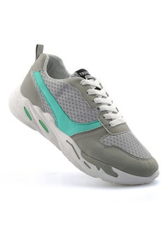 HUSK'SWARE Low Top Mesh Lace Up Fashion Sport Sneakers Grey  - Image 3