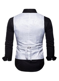 Printed Waistcoat White - v1530091124/N15259038V_2