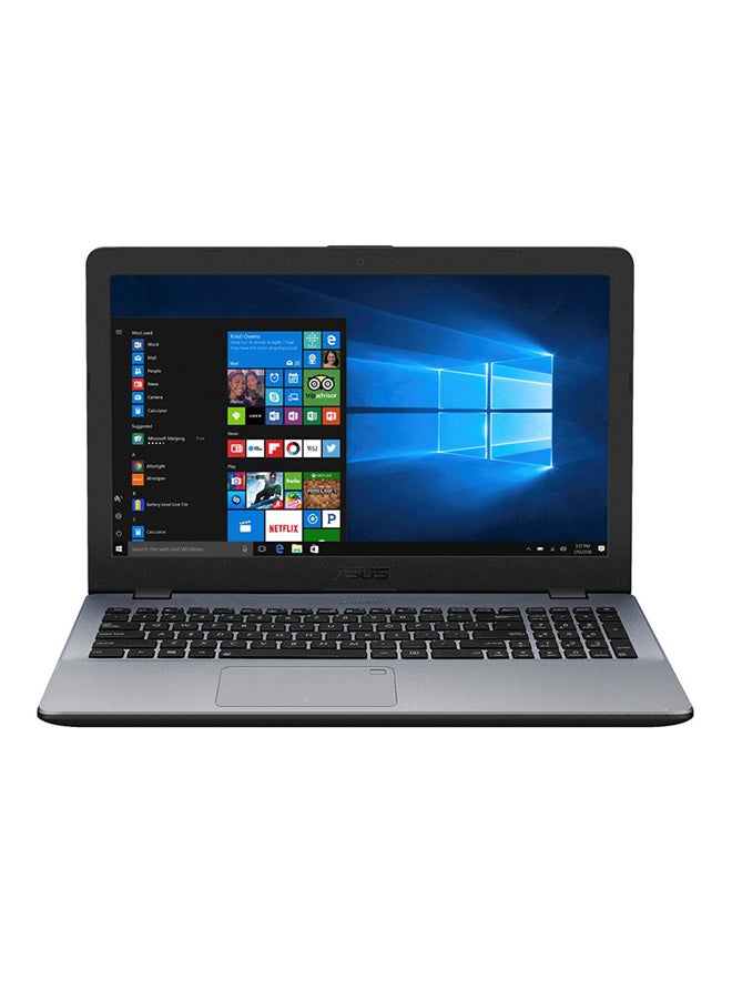 كومبيوتر فيفوبوك طراز TP410UA بشاشة عرض 14 بوصة ومعالج كور آي 5 ورامات 8 جيجابايت وقرص صلب داخلي نوع إتش دي دي 1 تيرابايت وقرص صلب داخلي آخر نوع إس إس دي 128 جيجابايت وبطاقة رسومات إنتل ألترا إتش دي 620 معدن رمادي