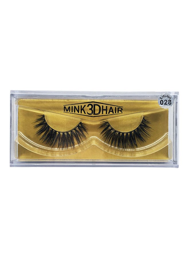 رموش مصنوعة من الشعر البشري ثلاثية الأبعاد ‏‎‏‎028 ‏‎أسود‏‎‏‎