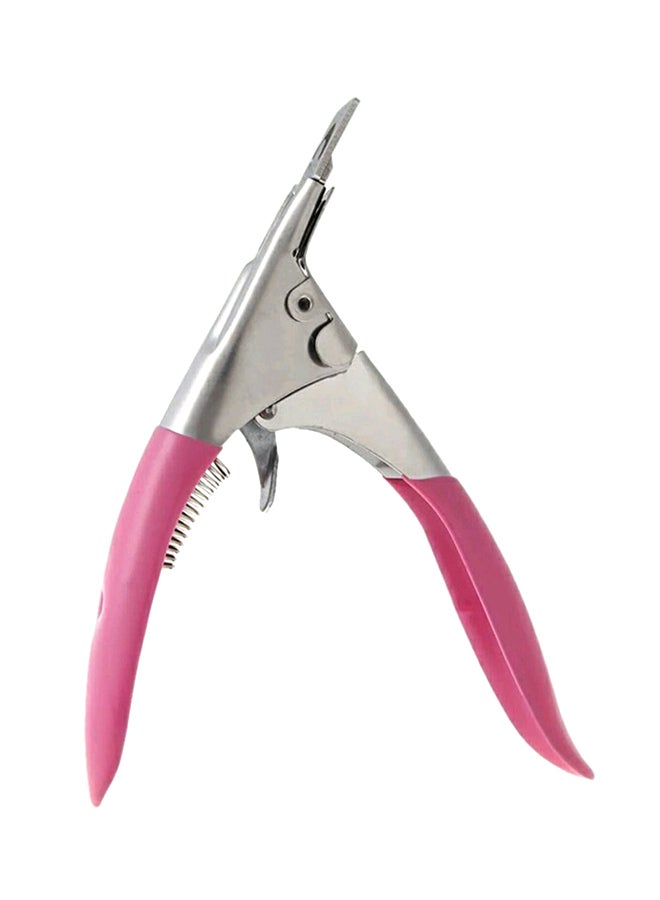 Manicure Cutter And Clipper Tool Pink/Silver - Image 1