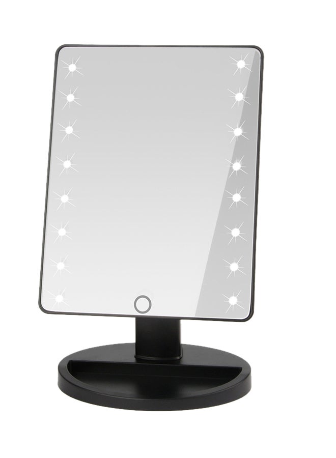 Generic 180-Degree Rotating Adjustable Touch Screen Makeup Mirror Black  - Image 1