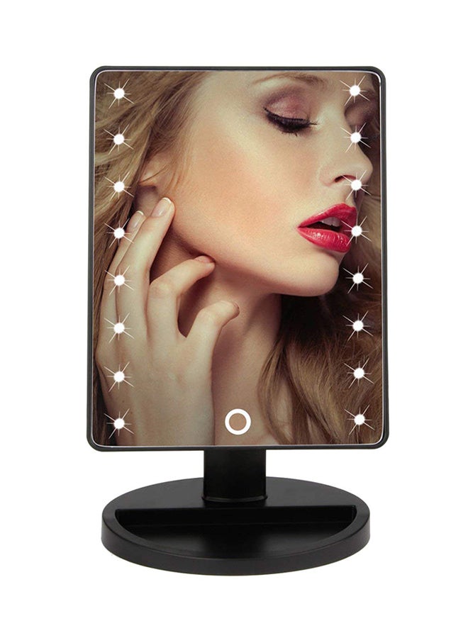 Generic 180-Degree Rotating Adjustable Touch Screen Makeup Mirror Black  - Image 2