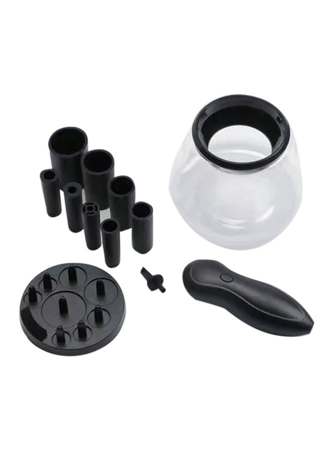Generic Electric Makeup Brush Spin Cleaner Black/White  - Image 1