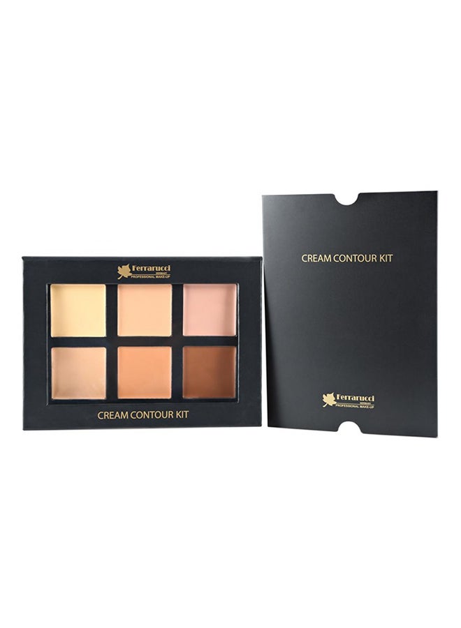 Ferrarucci Cream Contour Kit Medium 6 Multicolour  - Image 2