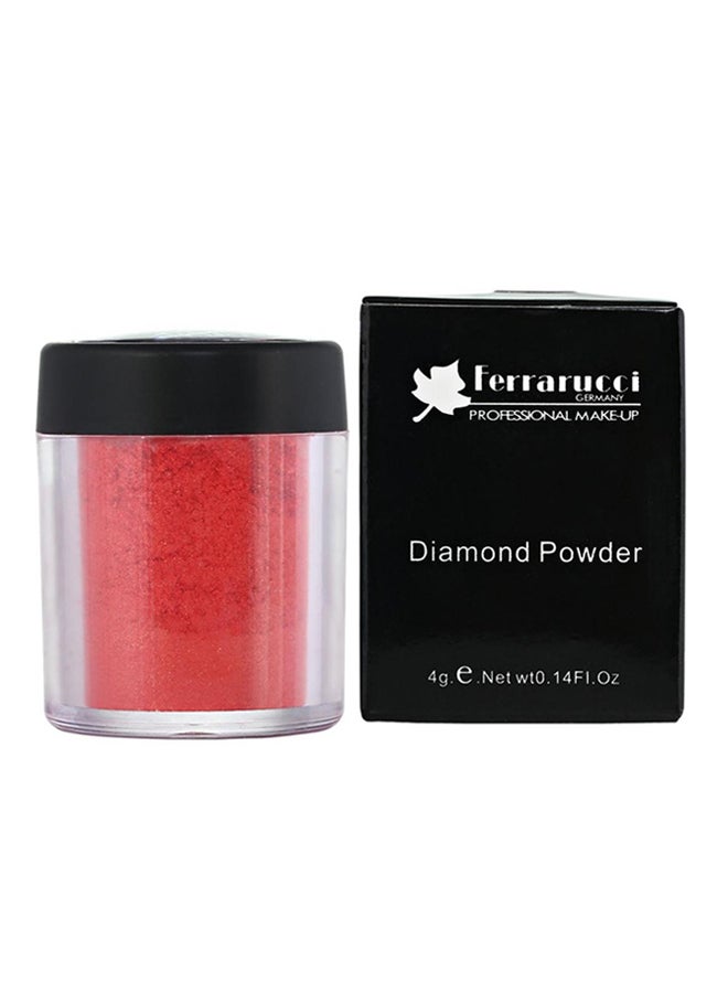 Ferrarucci Diamond Glittery Eyeshadow Powder FDE06 Orange  - Image 2