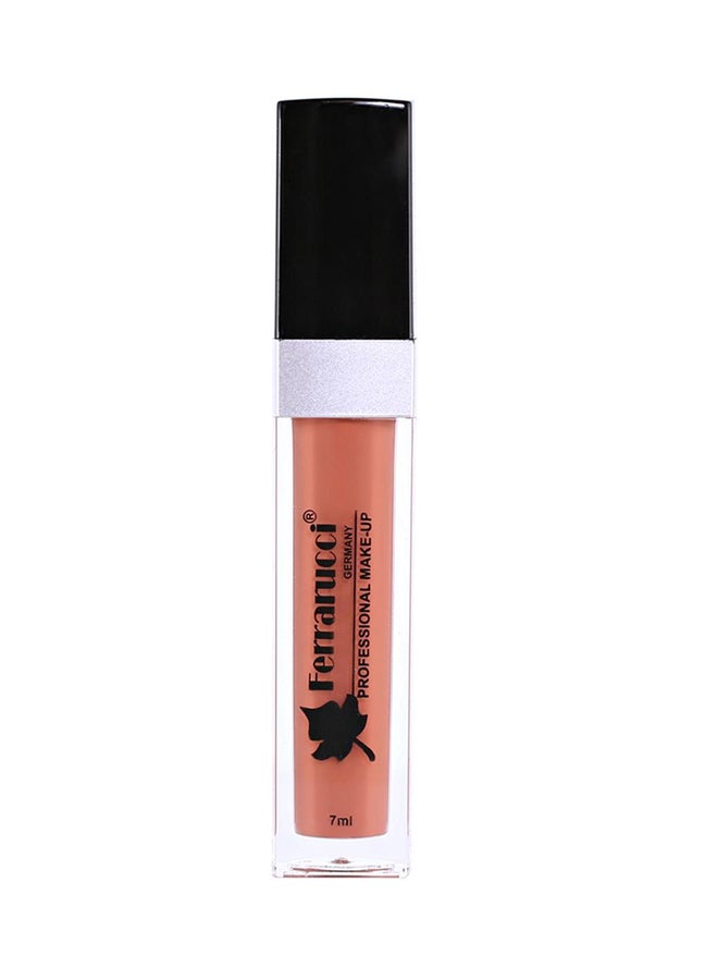 Ferrarucci Matte Long-Lasting Lip Gloss 54 Brown - Image 1