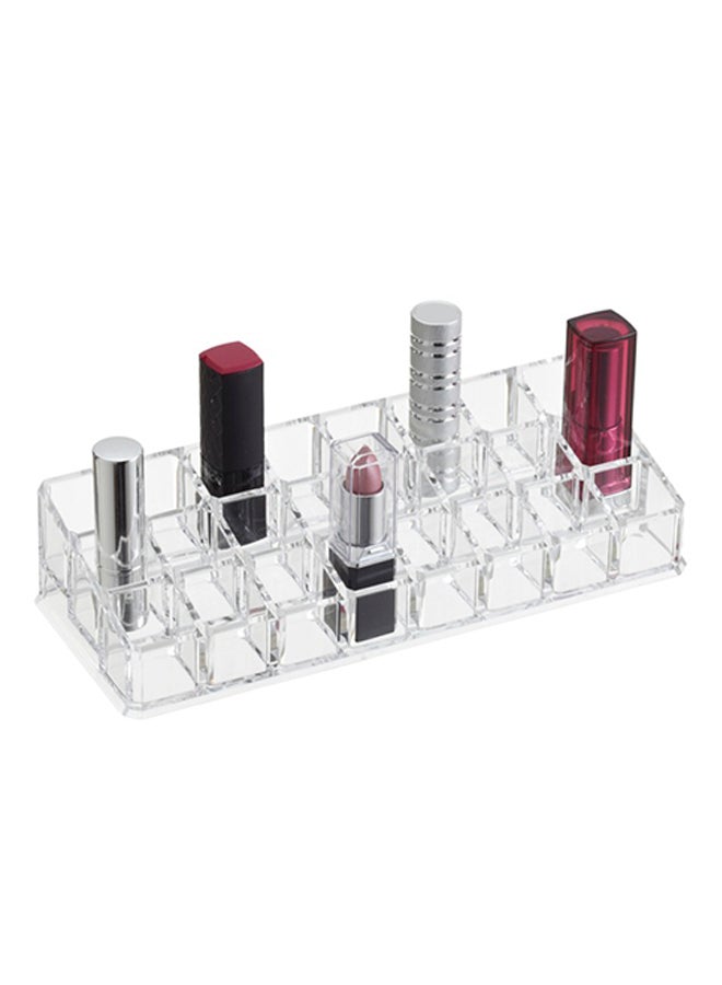 24-Slot Lipstick Organizer Clear - Image 2