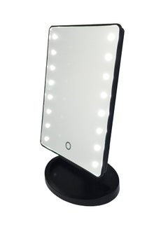 Generic LED Light Portable Makeup Mirror Black  - Image 1