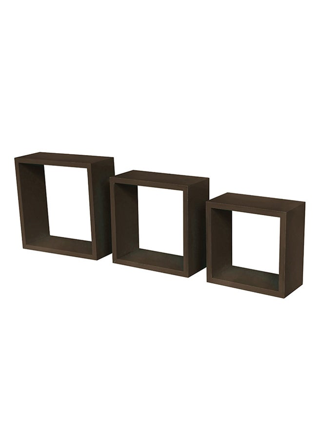 Generic - 3-Piece Floating Shelf Dark Brown - Image 1