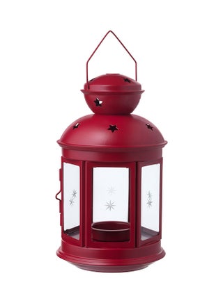 Ramadan Candle Lantern Red 21X12cm - v1530093765/N15502429A_1